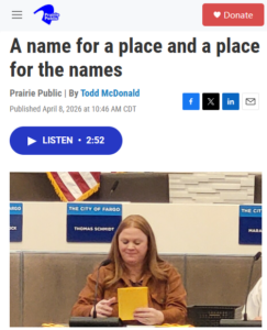 Prairie Public Radio Interview